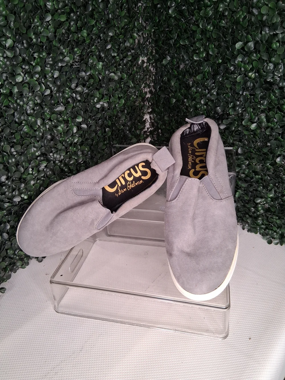 Circus by Sam Edelman Gray Suede Slip-On Sneakers